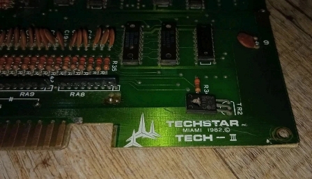 Telko Eggor Techstar TECH-III game PCB