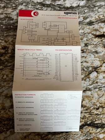 Signetics 2650 Pocket Guide